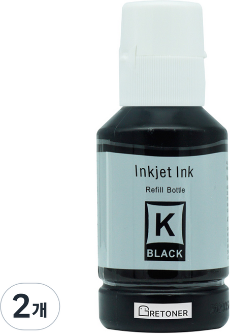 탑젯 엡손 001 T03Y100 호환잉크, 검정, 2개