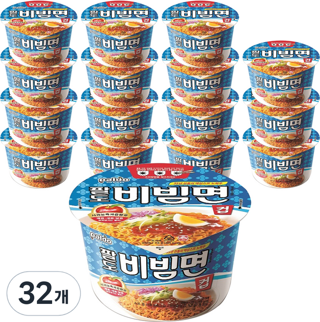 팔도비빔면 컵 115g, 32개
