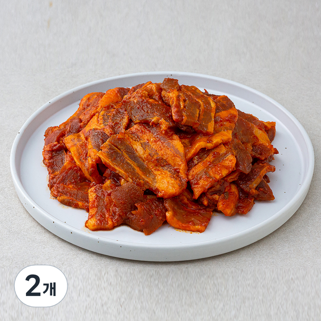 곰곰 한입 고추장 삼겹살 (냉장), 700g, 2개