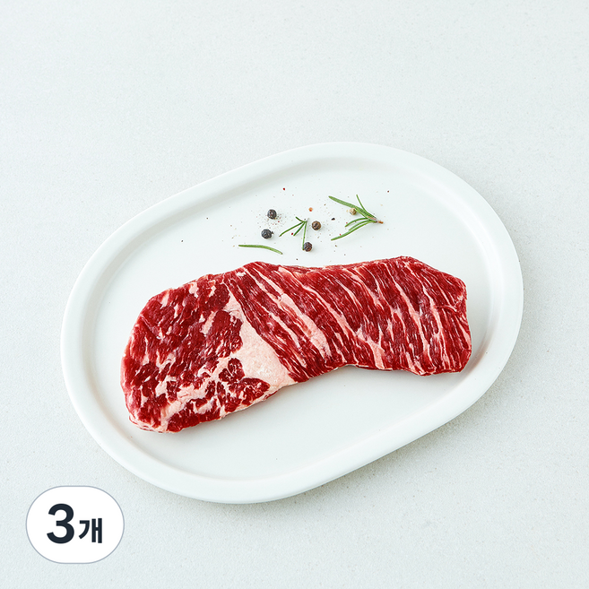 비알비에프앤비 솔트에이징 유산균 숙성 등심, 150g, 3개