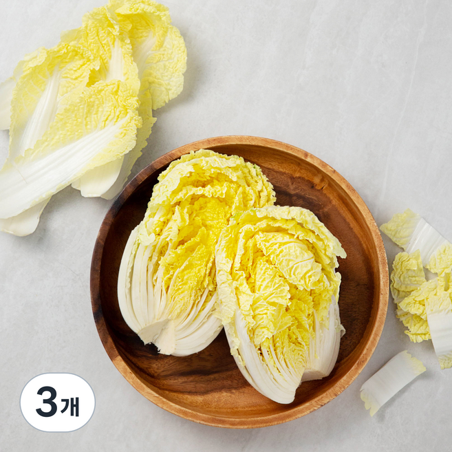 국내산 쌈용 맛배추, 400g, 3개