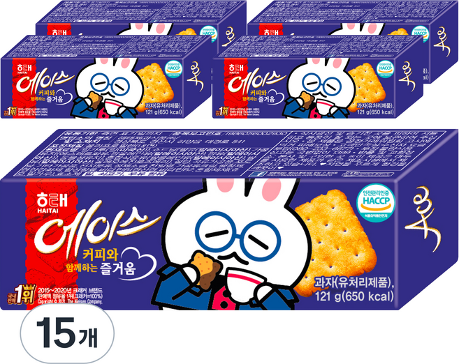 해태 에이스, 121g, 15개