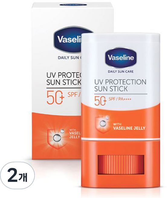 Vaseline 凡士林 UV防護防曬棒 SPF50+ PA++++, 15g, 2個