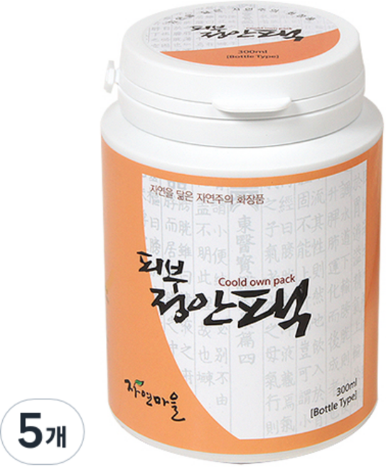 Jayeonmaeul 피부 정안팩, 1개입, 5개