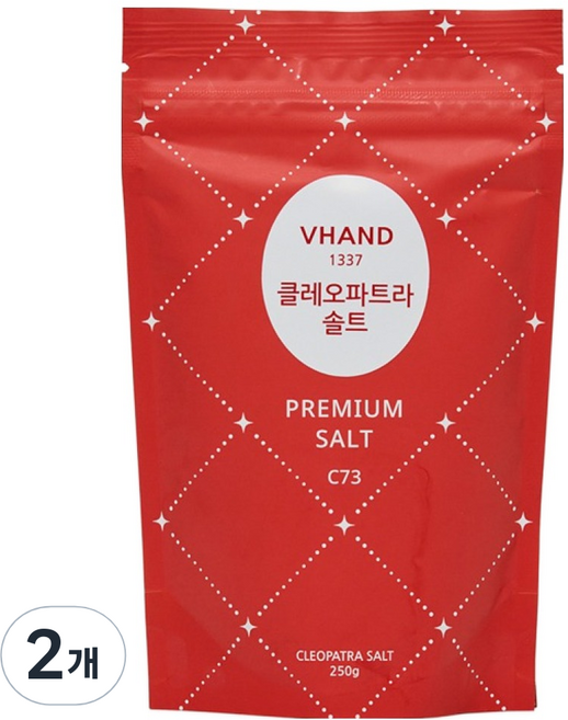 브이핸드 클레오파트라 솔트 C73, 250g, 2개