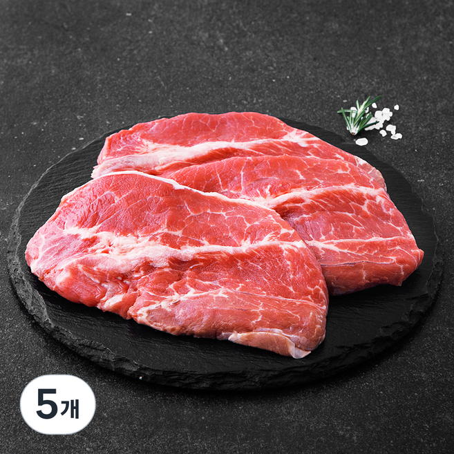 푸드장 미국산 블랙비프 부채살 구이용 (냉장), 300g, 5개