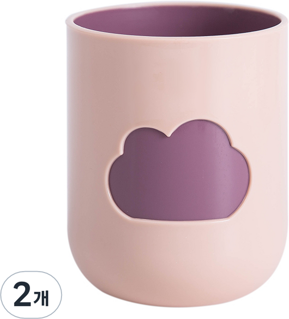 가팡 양치컵 04번 TOYA006, 퍼플, 2개