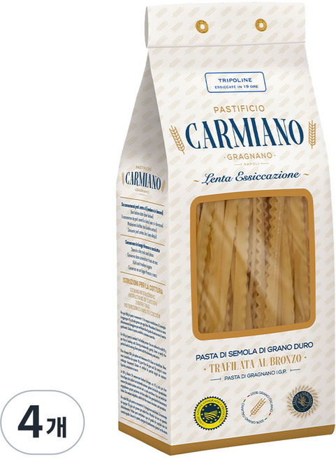 PASTIFICIO CARMIANO 義大利三節麵, 500g, 4個