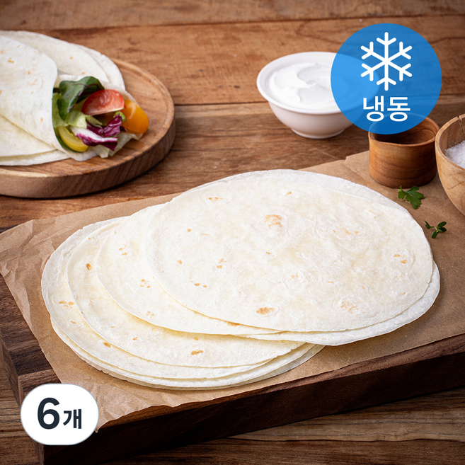 세미원 밀또띠아 지름 20cm (냉동), 31g, 6개, 12개입