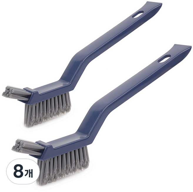 생활공식 집게 분리형 틈새 청소솔, 네이비, 8개