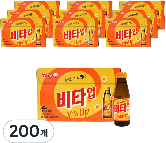 현대약품 비타업, 100ml, 200개