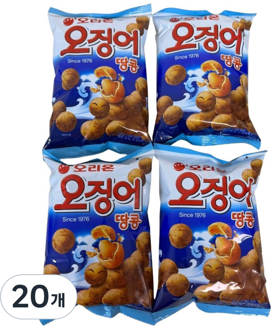 ORION 好麗友 魷魚花生球, 202g, 20個