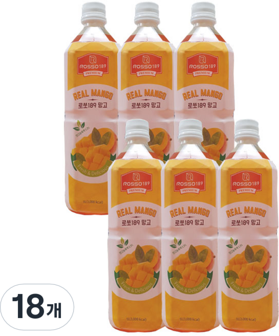 로쏘189 망고베이스, 1L, 18개