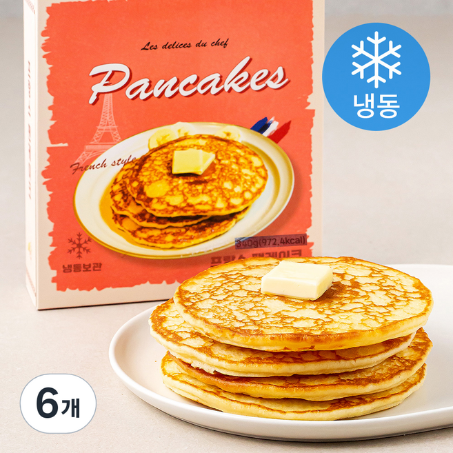 레델리스듀셰프 팬케이크 15cm (냉동), 340g, 1개입, 6개