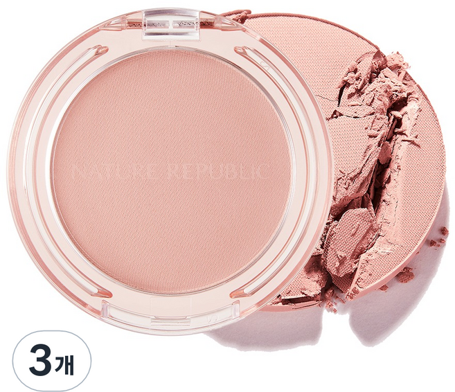 네이처리퍼블릭 바이플라워 블러셔 5g, 12 런던로즈, 3개