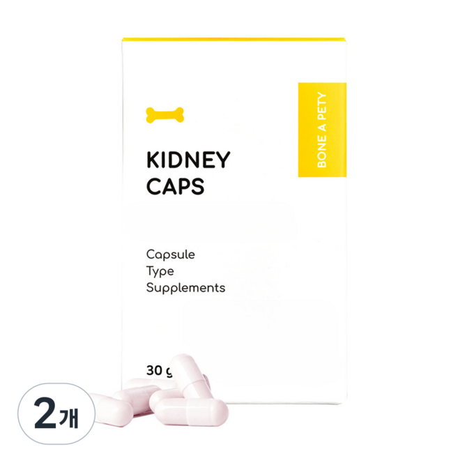 본아페티 강아지 캡슐 기능성 영양제, 60정, 신장, 2개