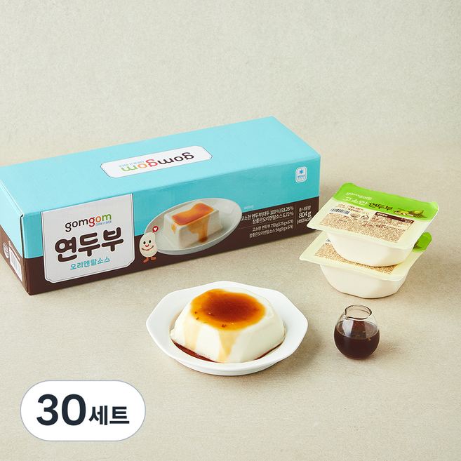 곰곰 연두부 오리엔탈소스 804g, 134g, 30세트