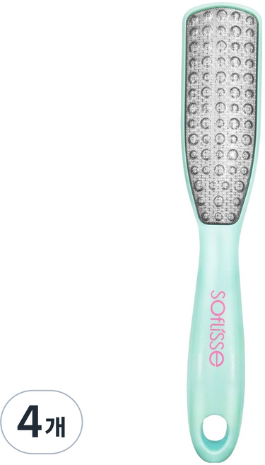 소프리스 프로페셔널 양면 더블 풋파일, 1개입, 4개, 60mg