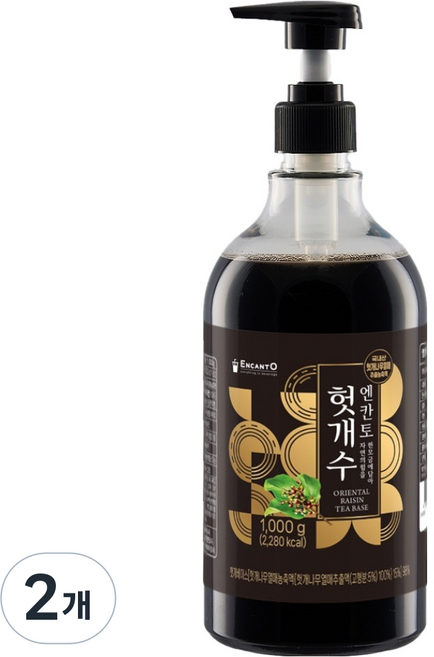 엔칸토 헛개수 진액, 1kg, 2개