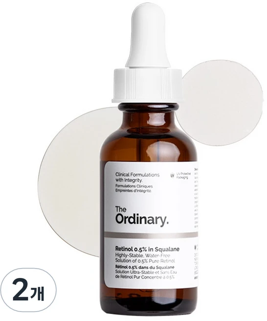 디오디너리 레티놀 0.5% 인 스쿠알란 세럼, 30ml, 2개 - 쿠팡