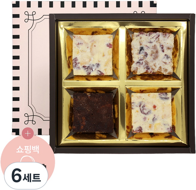 Mengxiang82 夢想 經典Q彈餅乾多合一系列禮盒 + 提袋, 4種, 6套