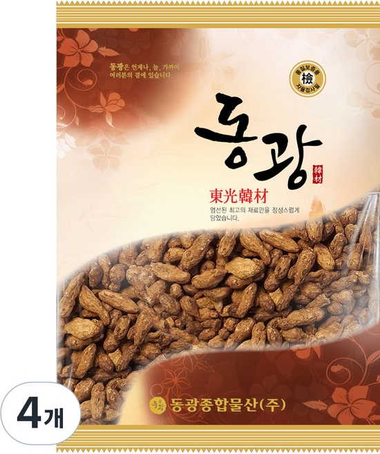 동광한방몰 더 구수한 볶은 맥문동, 250g, 1개입, 4개