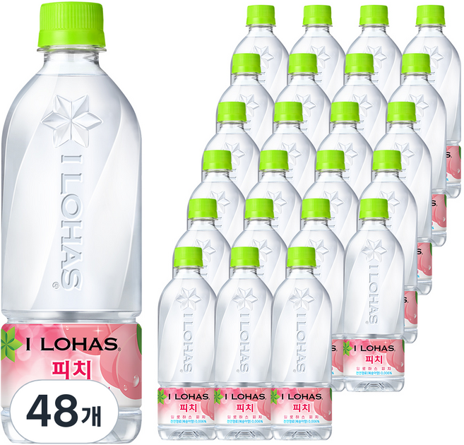 이로하스 일로하스 피치, 540ml, 48개