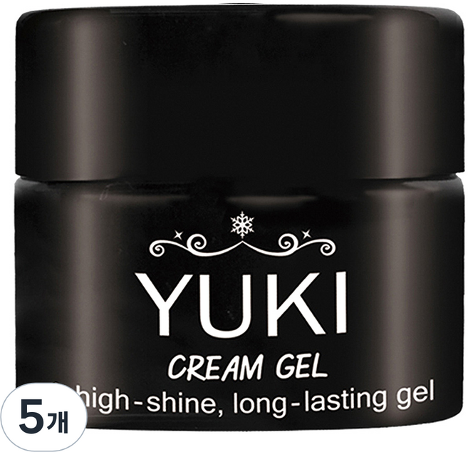 YUKI 乳霜凝膠上層凝膠, 5個, 5g