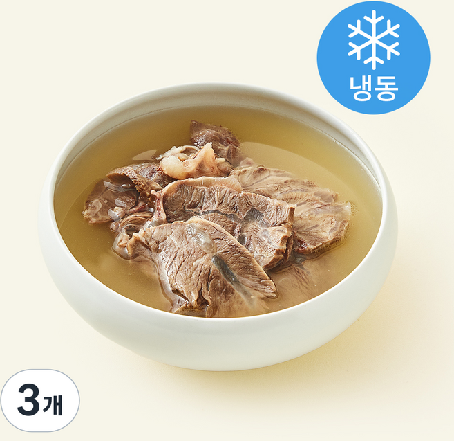 강강술래 한우 맑은 곰탕 (냉동), 800g, 3개