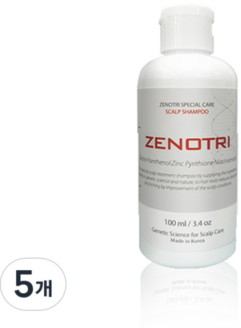 제노트리 두피 샴푸, 5개, 100ml