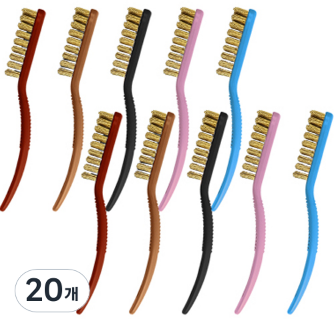 월드크린 칫솔 브러쉬 신주, 랜덤 발송, 20개