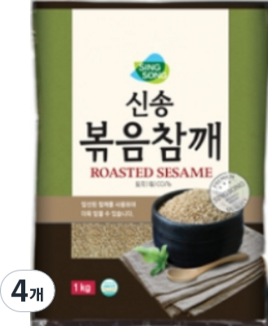 신송 볶음참깨, 1kg, 4개