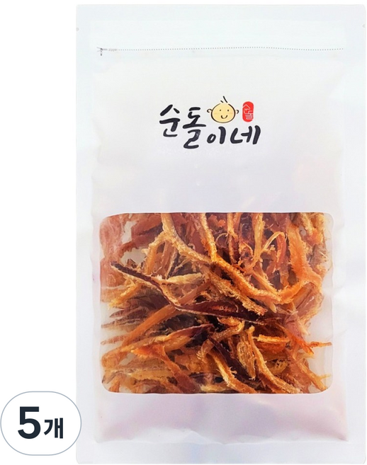 순돌이네 버터구이 맥반석 오징어, 5개, 150g