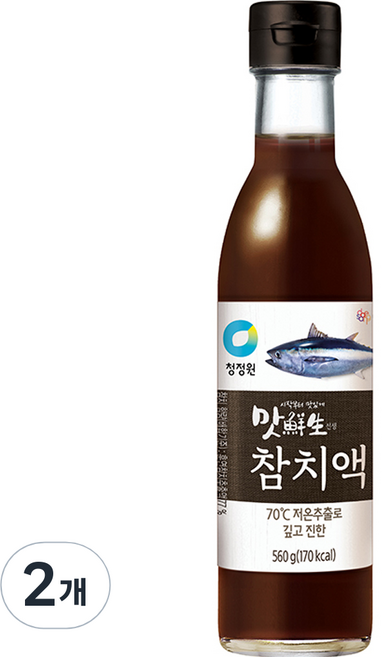 청정원 맛선생 참치액, 560ml, 2개