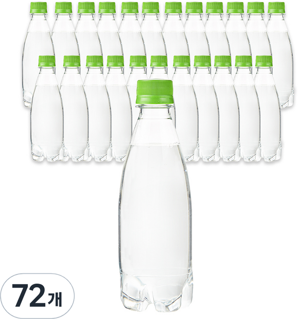 탐사 스파클링 그린애플 무라벨, 350ml, 72개