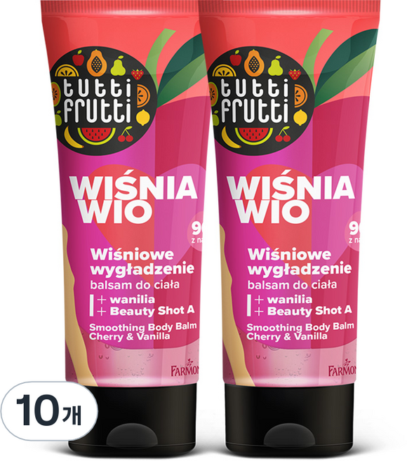 파모나 체리 & 바닐라 스무딩 바디 밤, 10개, 200ml