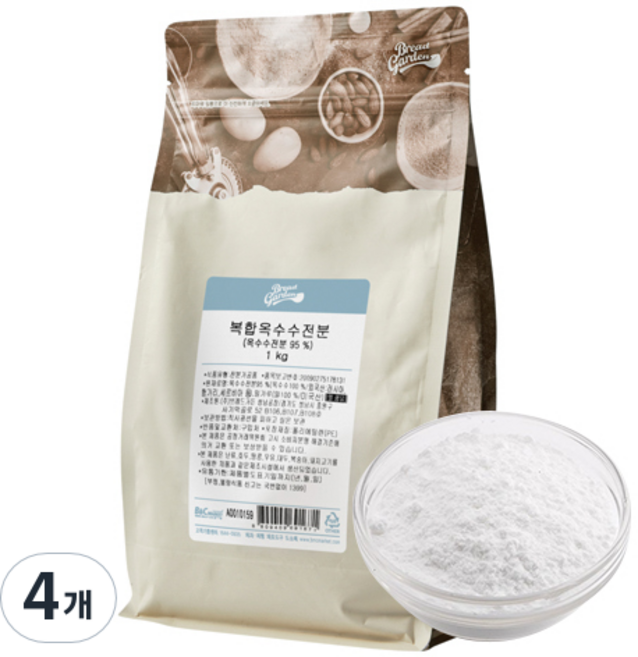 Bread Garden 複合玉米澱粉, 1kg, 4個