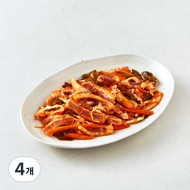 the푸짐한 오징어 초무침 290g, 4개