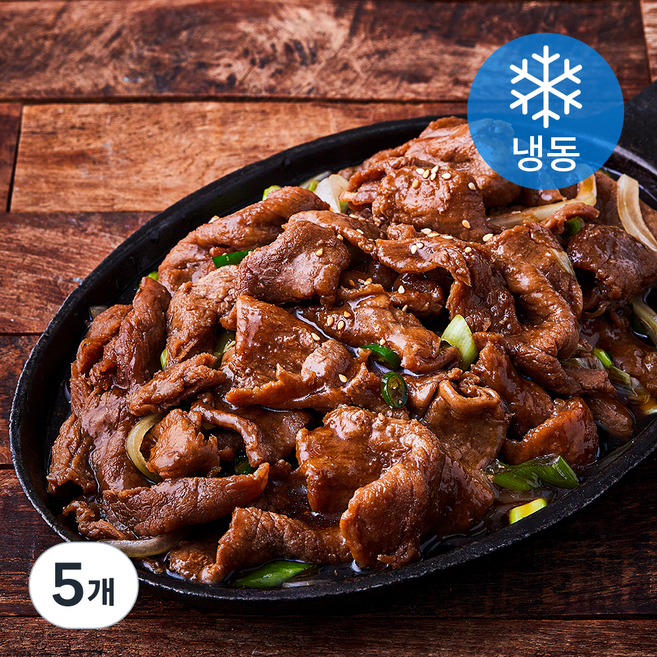 설야멱적 제주 돼지 간장 불고기 (냉동), 400g, 5개