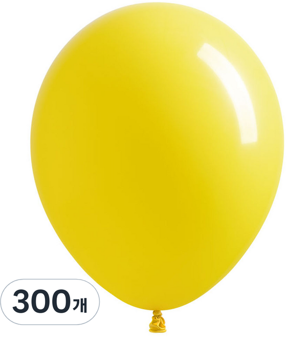 조이벌룬 풍선 13cm, 옐로우, 300개