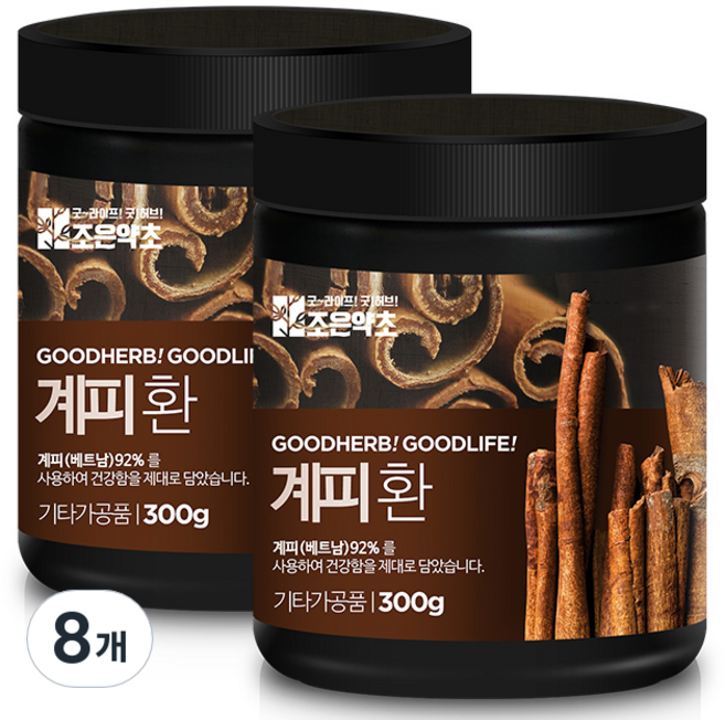 joeunyakcho 頂級肉桂丸, 300g, 8個