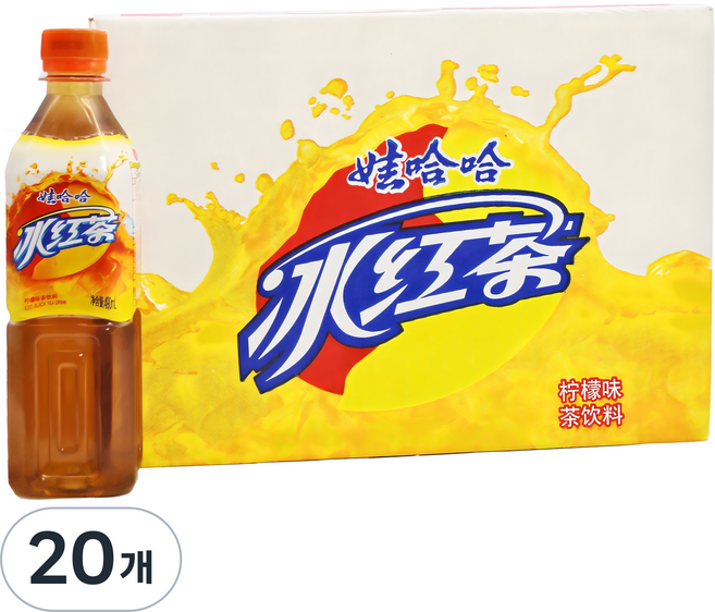 와하하 빙홍차, 490ml, 60개