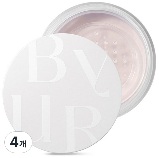 바이유어 세럼핏 루스 페이스 파우더 10g, 클리어, 4개