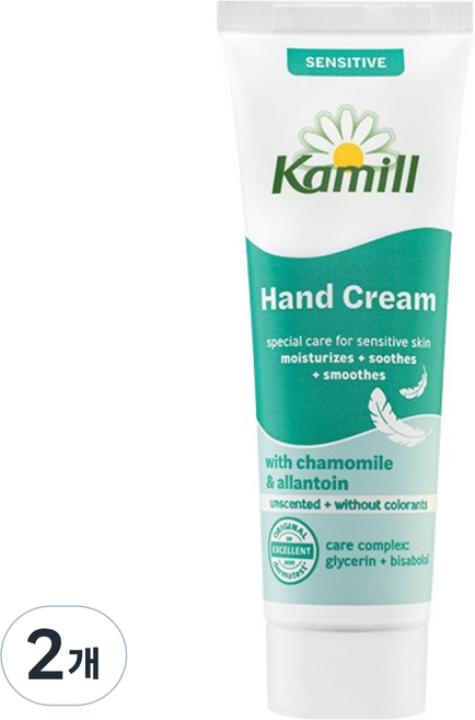 카밀 핸드크림 센시티브, 2개, 30ml