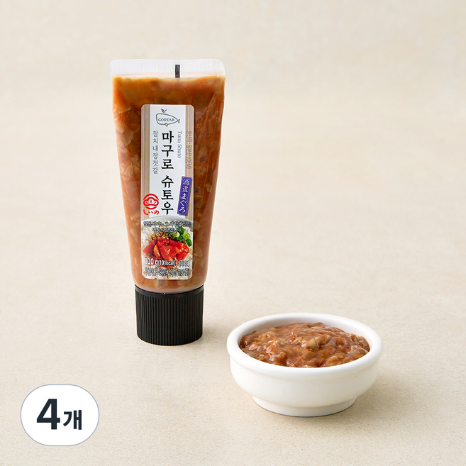 고래미 마구로 슈토우, 4개, 100g