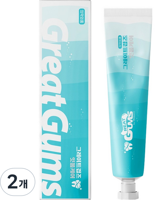 그레이트검즈 잇몸케어 치약 TROMATZ-GGTP1, 100g, 1개입, 2개