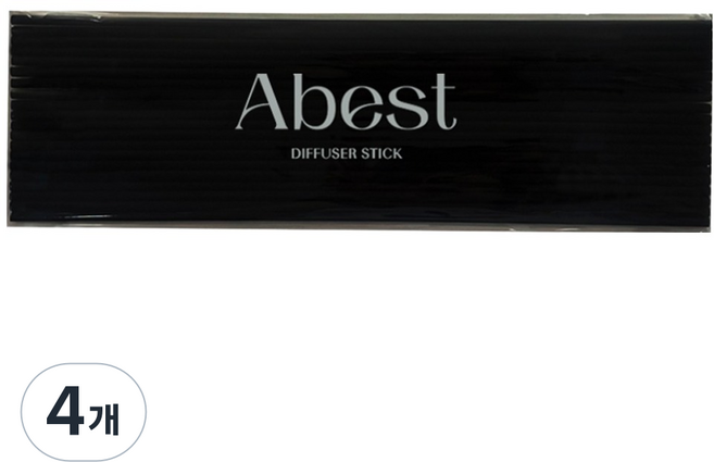 ABEST 擴香纖維棒 20cm, 4個, 20入, 黑色