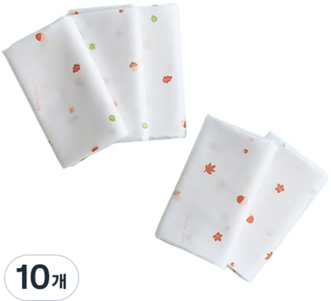 맘스네이처 밤부 대나무 아기 신생아 천기저귀, 도토리, 10개