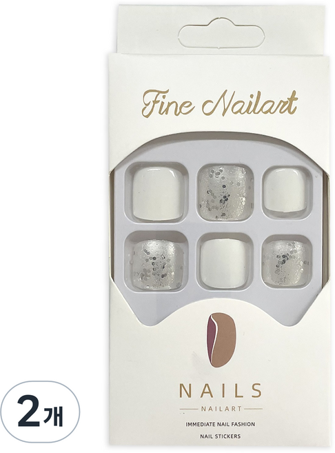 바르나 패션 패디팁, 2개, 오로라화이트 244