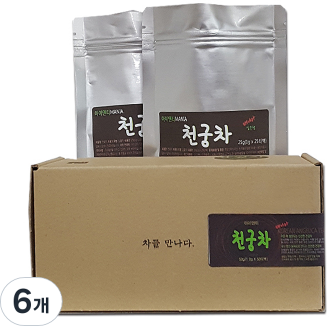 Int 川芎茶茶包, 1.2g, 25包, 6袋